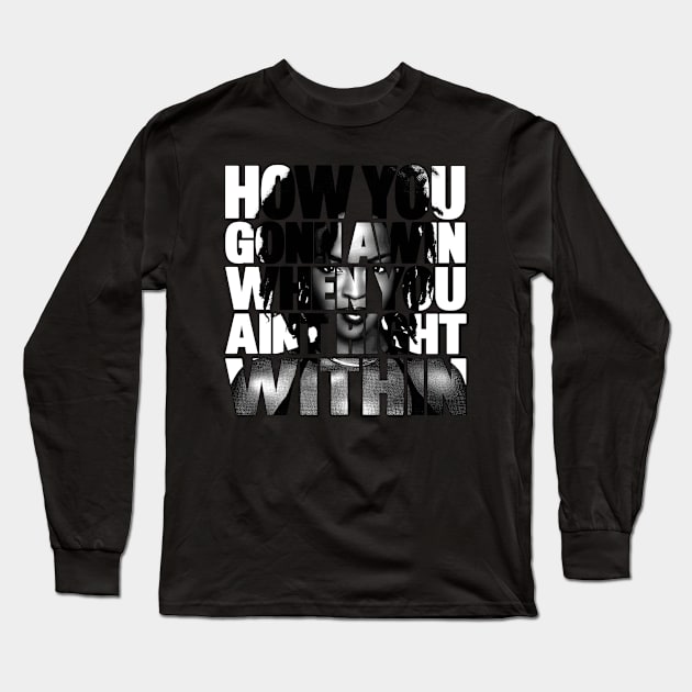 Lauryn Hill Fugees The Famous Vintage Retro Rock Rap Hiphop Long Sleeve T-Shirt by beckhamwarren